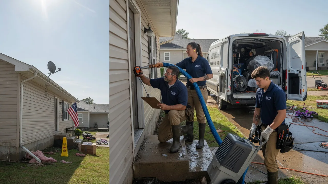 Ceiling Water Damage Restoration in Logansport, LA near me